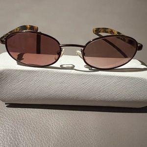 GUCCI GG 1614/S Brown Havana Oval Sunglass Frames/Vintage. Excellent Condition!
